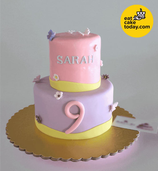 Buy Premium 2 Tier Fondant Cake Online