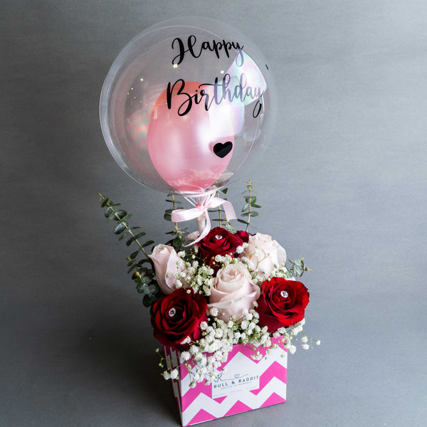 Greeting Birthday Chocolate & Balloon Bouquet, KL Florist, Delivery Same  day flower