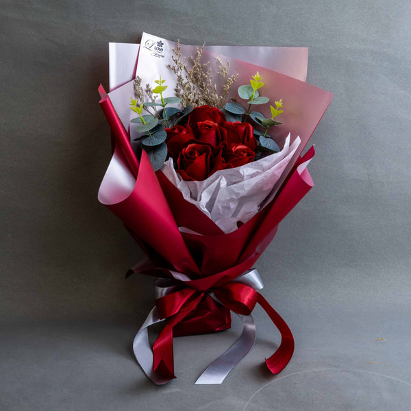 The sensation 24 rose Korean wrap bouquet