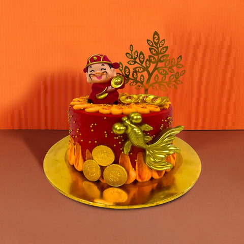 Abundant Wealth Cake - CNY2025 - Eats and Treats Bakery - - Eat Cake Today - Birthday Cake Delivery - KL/PJ/Malaysia