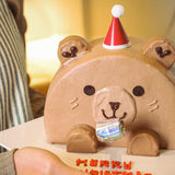 Christmas Teddy Whistle Cake 6" Bundle - Christmas 2024 - Ice Monster - - Eat Cake Today - Birthday Cake Delivery - KL/PJ/Malaysia