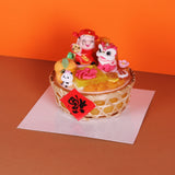 CNY Prosperity Jelly Basket 5" - CNY2025 - Libra Cook & Bake - - Eat Cake Today - Birthday Cake Delivery - KL/PJ/Malaysia