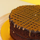 Salted Caramel Drizzle Chocolate Cake 6" - Buttercakes - Ice Monster - - Eat Cake Today - Birthday Cake Delivery - KL/PJ/Malaysia