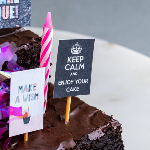 keep calm and eat chocolate cake