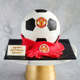 Manchester United Soccer Cake 6" - Customized Cakes - Cakes by Maine - - Eat Cake Today - Birthday Cake Delivery - KL/PJ/Malaysia