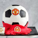 Manchester United Soccer Cake 6" - Customized Cakes - Cakes by Maine - - Eat Cake Today - Birthday Cake Delivery - KL/PJ/Malaysia